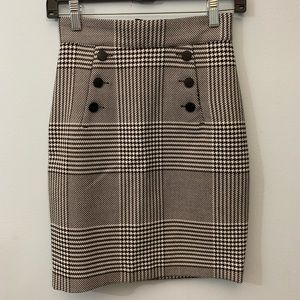 Black and white skirt